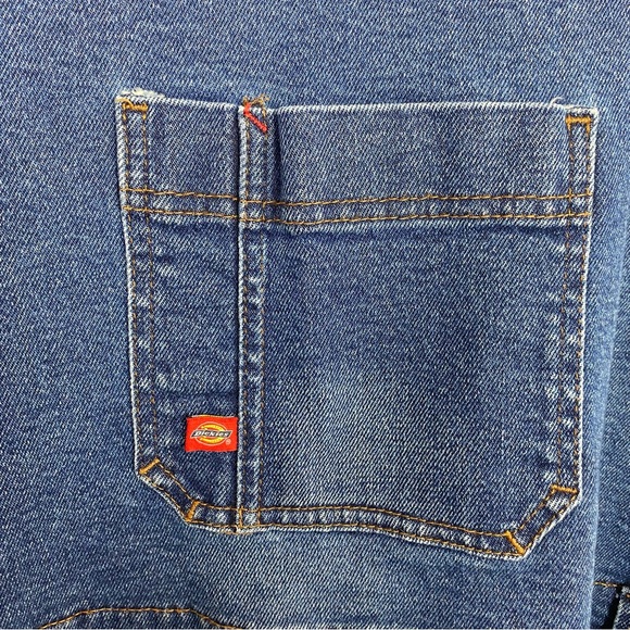 Dickies Overalls Womens 2XL Blue Relaxed Straight Workwear Bibs Adjustable - Picture 10 of 16